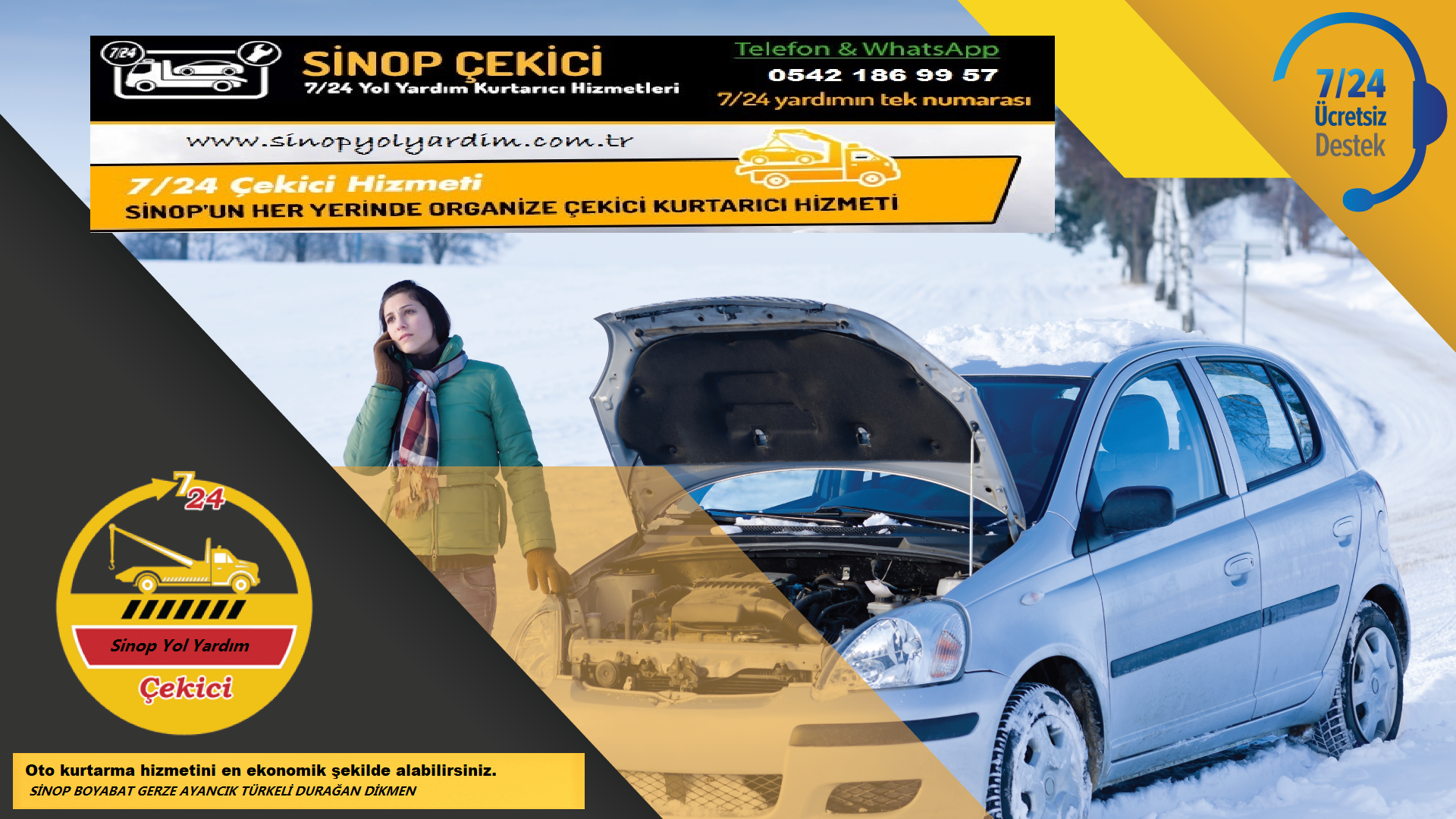 En Yakın Çekici Kurtarıcı